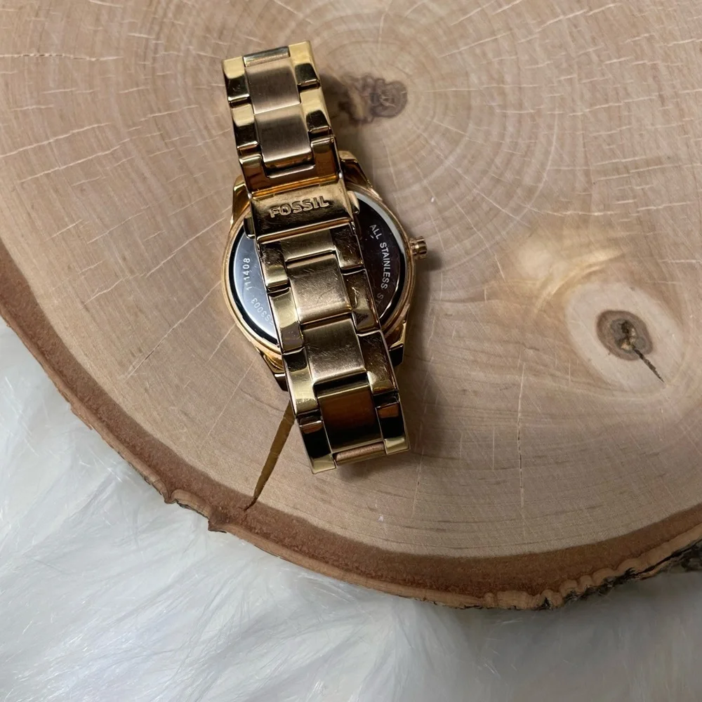 Fossil Stella Glitz Rose Gold Multi Function  Watch - Picture 6 of 12